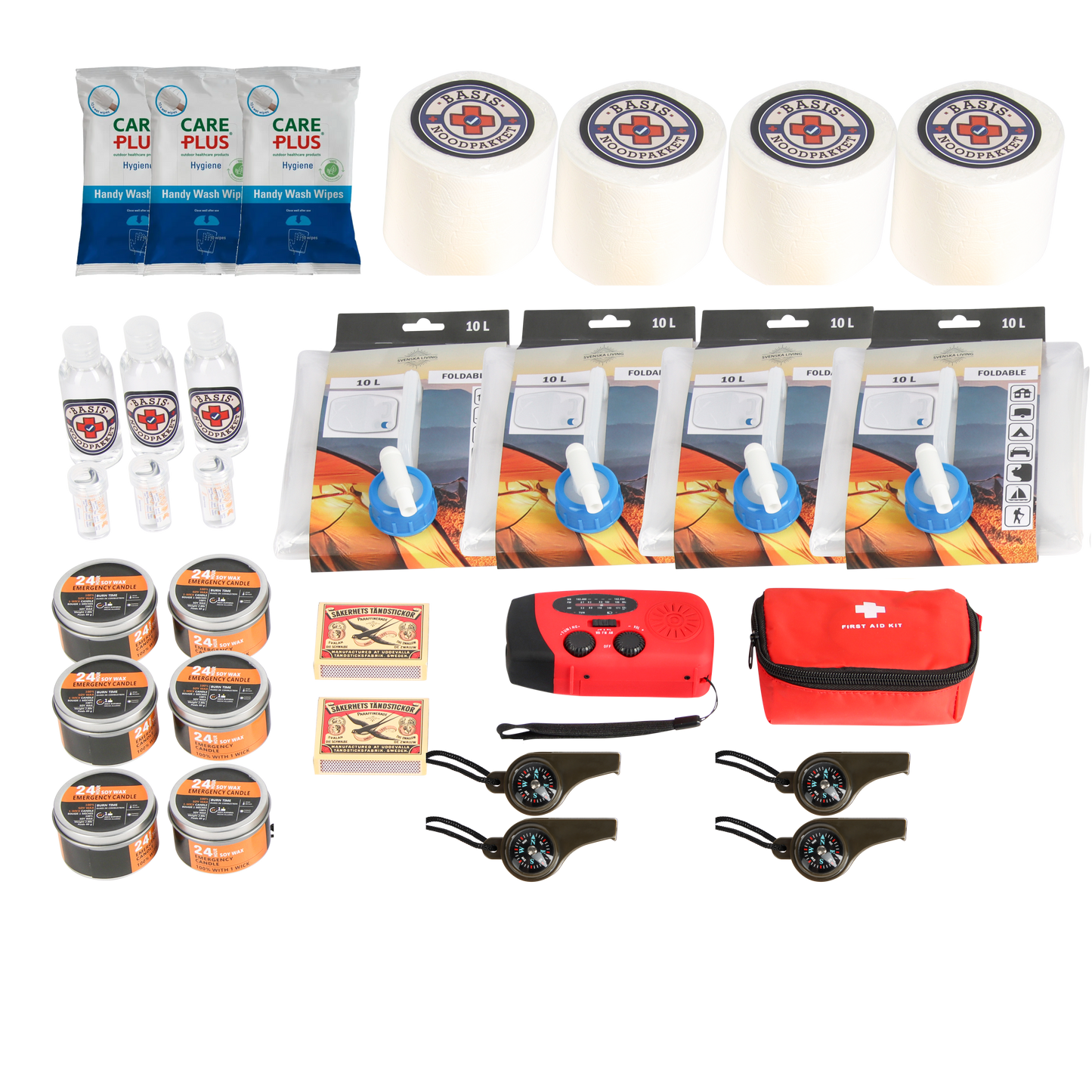 Basis Noodpakket Familie Box (4 personen)