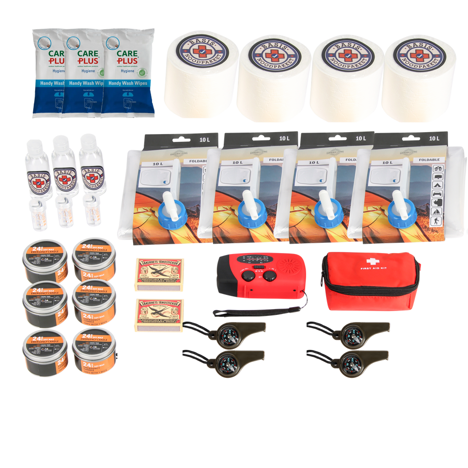 Basis Noodpakket Familie Box (4 personen)